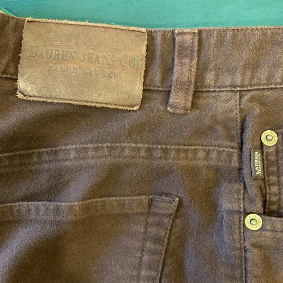 Lauren Jean Co Brown 97% Cotton Jeans Size 12 - Picture 4 of 5